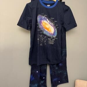 Lands' End Cosmic Print Pajama Set